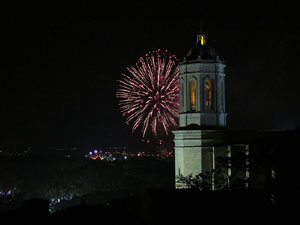 Fires de Sant Narc&iacute;s 2014. Castell de focs artificials