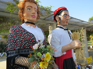 Fires de Girona 2014. La trobada de gegants: la plantada