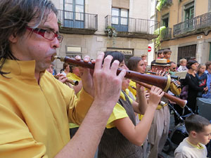 Fires 2014 a Girona. Passejada pel Barri Vell amb els capgrossos de Girona