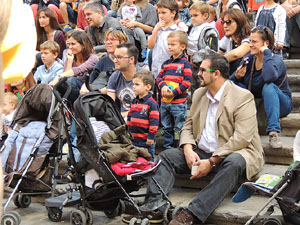 Fires 2014 a Girona. Passejada pel Barri Vell amb els capgrossos de Girona
