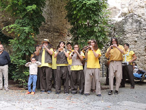 Fires 2014 a Girona. Passejada pel Barri Vell amb els capgrossos de Girona