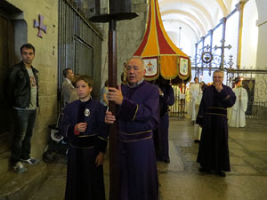 Fires de Girona 2014. L'ofici de Sant Narc&iacute;s a la bas&iacute;lica de Sant Feliu