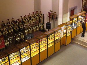 Fires de Girona 2014. Exposici&oacute; Soldat de Plom a l'esgl&eacute;sia de Sant Lluc