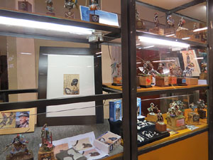 Fires de Girona 2014. Exposici&oacute; Soldat de Plom a l'esgl&eacute;sia de Sant Lluc