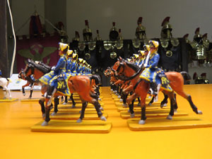 Fires de Girona 2014. Exposici&oacute; Soldat de Plom a l'esgl&eacute;sia de Sant Lluc