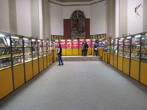 Fires de Girona 2014. Exposici&oacute; Soldat de Plom a l'esgl&eacute;sia de Sant Lluc