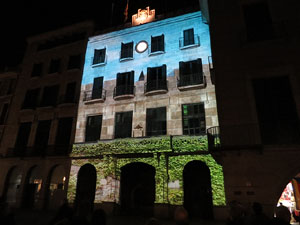 Girona10. Mapping a la fa&ccedil;ana de l'Ajuntament