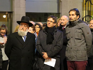 Nadal 2014 a Girona. Encesa de les llums de Hanukk&agrave;