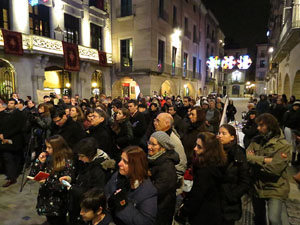 Nadal 2014 a Girona. Encesa de les llums de Hanukk&agrave;