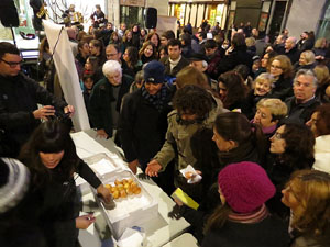 Nadal 2014 a Girona. Encesa de les llums de Hanukk&agrave;