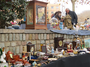 Nadal 2014 a Girona. Els mercats de Nadal. Firanadal, mercat del Cul de la Lleona, de la pla&ccedil;a Catalunya... 
