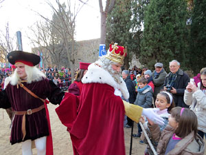 La Cavalcada de Reis 2015. El campament reial als Jardins de la Muralla