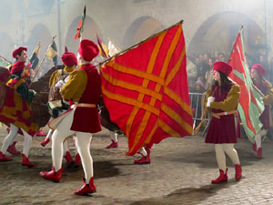 La Cavalcada de Reis 2015. Arribada a la pla&ccedil;a del Vi i rebuda de l'alcalde