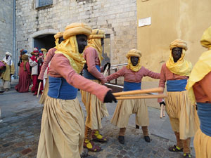 La Cavalcada de Reis 2015. La precavalcada pels carrers de Girona