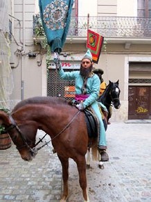 La Cavalcada de Reis 2015. La precavalcada pels carrers de Girona