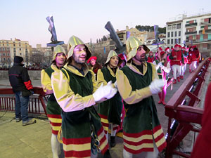 La Cavalcada de Reis 2015. Preparaci&oacute; de la Cavalcada