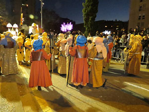 La Cavalcada de Reis 2015. Preparaci&oacute; de la Cavalcada