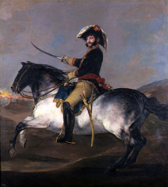 El general Jos&eacute; de Palafox, a caballo. Francisco de Goya y Lucientes.  1814. Museo del Prado, Madrid