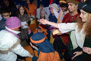 Arribada dels Patges Reials a Santa Eug&egrave;nia de Ter