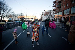 Arribada dels Patges Reials a Santa Eug&egrave;nia de Ter