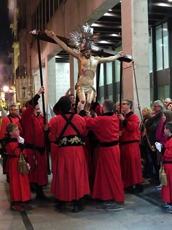 El Sant Crist de la confraria de la Pur&iacute;ssima Sang