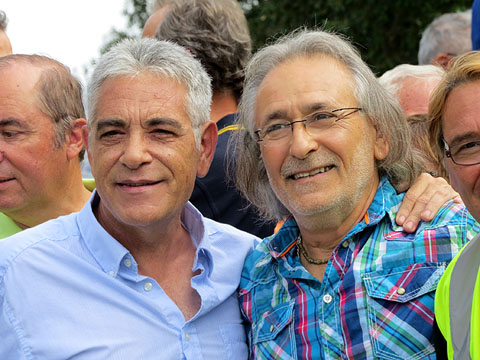 Els impulsors de l'esdeveniment, Jordi Pericot i Max Var&eacute;s