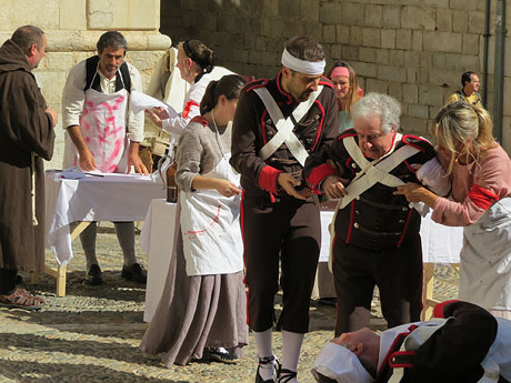 VII Festa Reviu els Setges Napole&ograve;nics de Girona. Representaci&oacute; teatral sobre els setges de Girona