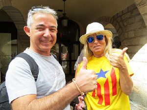 Diada Nacional 2015. Concentraci&oacute; a la pla&ccedil;a del Vi