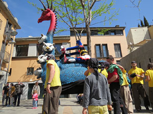 Festes de Primavera de Girona 2015. Cercavila amb el Tarl&agrave;