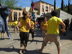 Festes de Primavera de Girona 2015. Cercavila amb el Tarl&agrave;