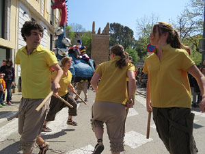 Festes de Primavera de Girona 2015. Cercavila amb el Tarl&agrave;
