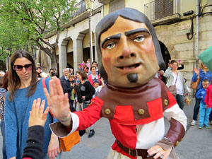 Festes de Primavera de Girona 2015. Cercavila amb el Tarl&agrave;