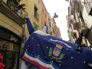 Festes de Primavera de Girona 2015. Presentaci&oacute; de la Mula Baba