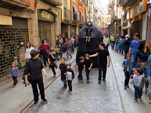 Festes de Primavera de Girona 2015. Presentaci&oacute; de la Mula Baba