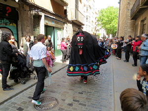 Festes de Primavera de Girona 2015. Presentaci&oacute; de la Mula Baba
