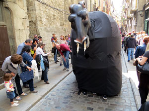 Festes de Primavera de Girona 2015. Presentaci&oacute; de la Mula Baba