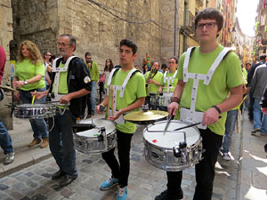 Festes de Primavera de Girona 2015. Presentaci&oacute; de la Mula Baba