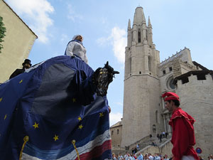 Festes de Primavera de Girona 2015. Presentaci&oacute; de la Mula Baba