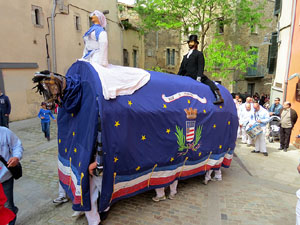 Festes de Primavera de Girona 2015. Presentaci&oacute; de la Mula Baba