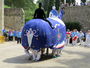Festes de Primavera de Girona 2015. Presentaci&oacute; de la Mula Baba