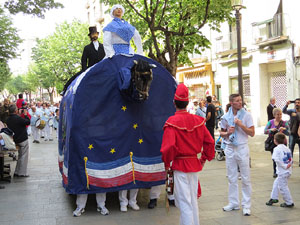 Festes de Primavera de Girona 2015. Presentaci&oacute; de la Mula Baba