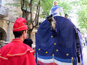 Festes de Primavera de Girona 2015. Presentaci&oacute; de la Mula Baba