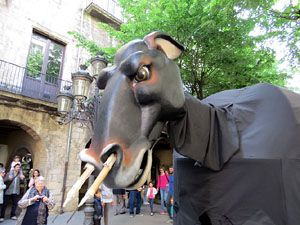 Festes de Primavera de Girona 2015. Presentaci&oacute; de la Mula Baba
