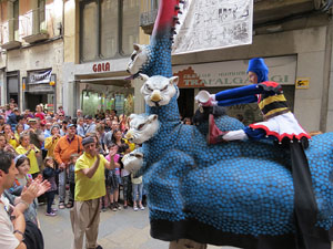Festes de Primavera de Girona 2015. Penjada del Tarl&agrave;