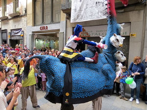 Festes de Primavera de Girona 2015. Penjada del Tarl&agrave;