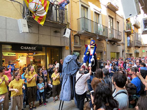 Festes de Primavera de Girona 2015. Penjada del Tarl&agrave;