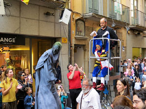 Festes de Primavera de Girona 2015. Penjada del Tarl&agrave;