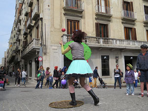 Festes de Primavera de Girona 2015. Espectacle Miss Umbrel&middot;la