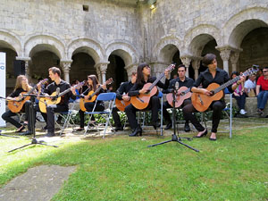 Festival de Guitarra de Girona 2015. Acords Joves al claustre de la Catedral