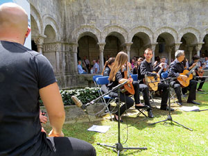 Festival de Guitarra de Girona 2015. Acords Joves al claustre de la Catedral